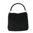 GUCCI Bamboo Hand Bag Nylon 2way Black 002 1638 2123 Auth ep3458-2