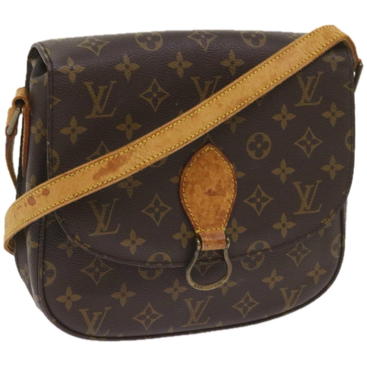 LOUIS VUITTON Monogram Saint Cloud GM Shoulder Bag M51242 LV Auth ep3470