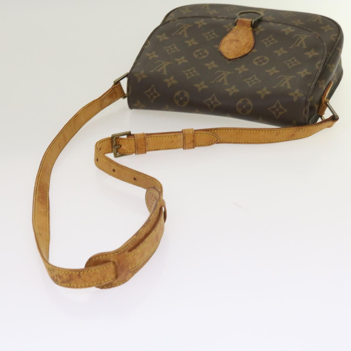 LOUIS VUITTON Monogram Saint Cloud GM Shoulder Bag M51242 LV Auth ep3470