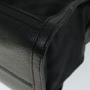 BURBERRY Hand Bag Nylon Leather 2way Black Auth ep3476-12