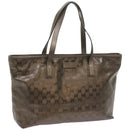 GUCCI GG implementation Tote Bag Bronze 211137 Auth ep3493-1