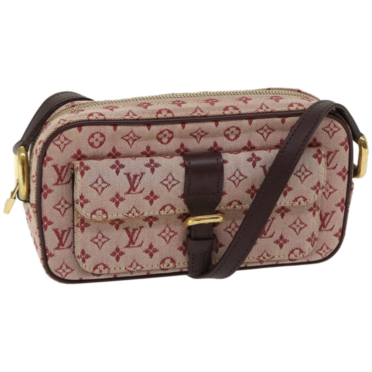 LOUIS VUITTON Monogram Mini Juliet MM Shoulder Bag Red M92219 LV Auth ep3500