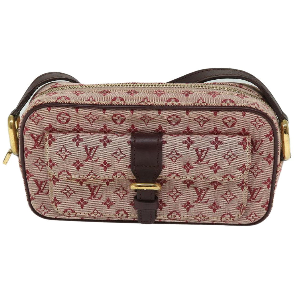 LOUIS VUITTON Monogram Mini Juliet MM Shoulder Bag Red M92219 LV Auth ep3500