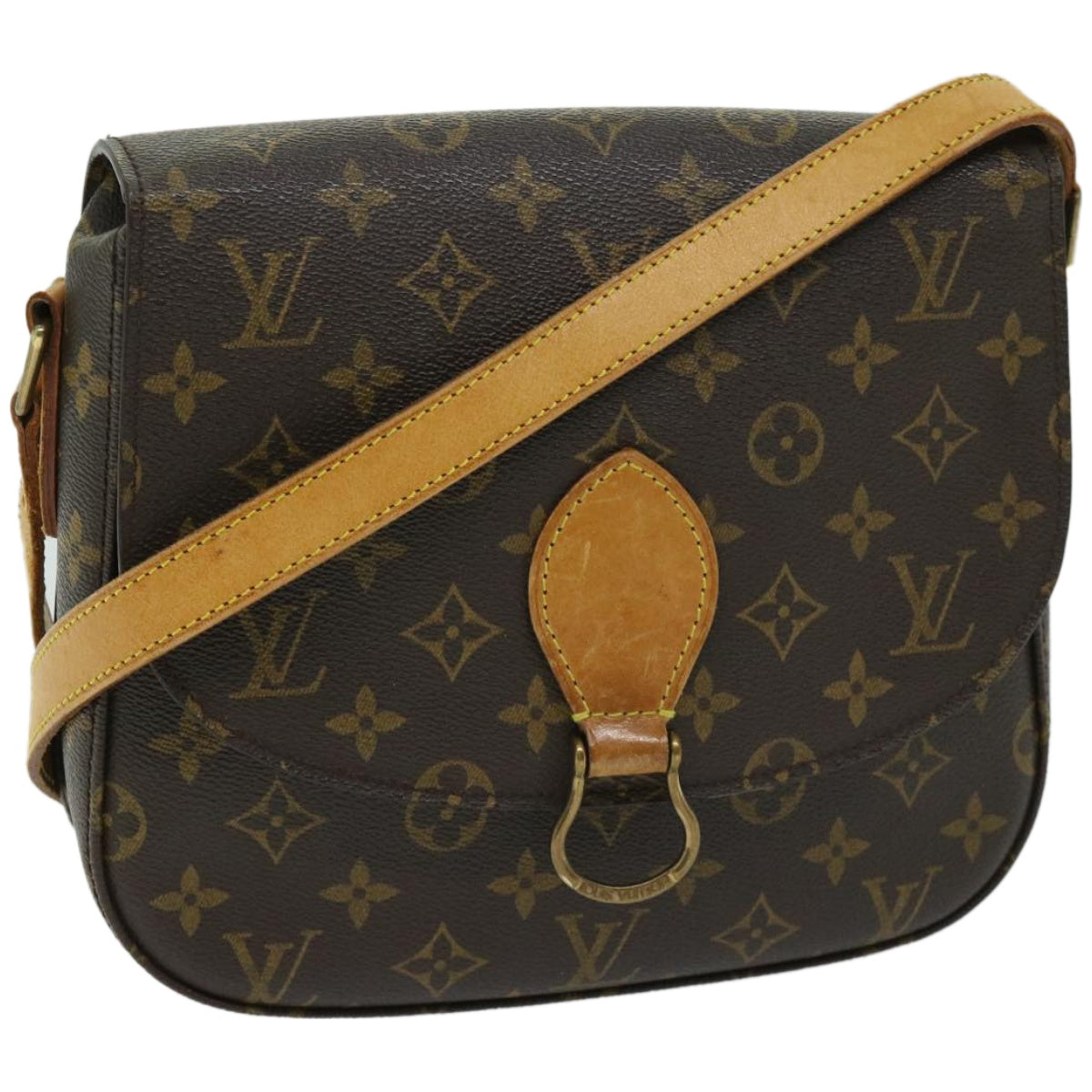 LOUIS VUITTON Monogram Saint Cloud GM Shoulder Bag M51242 LV Auth ep3507