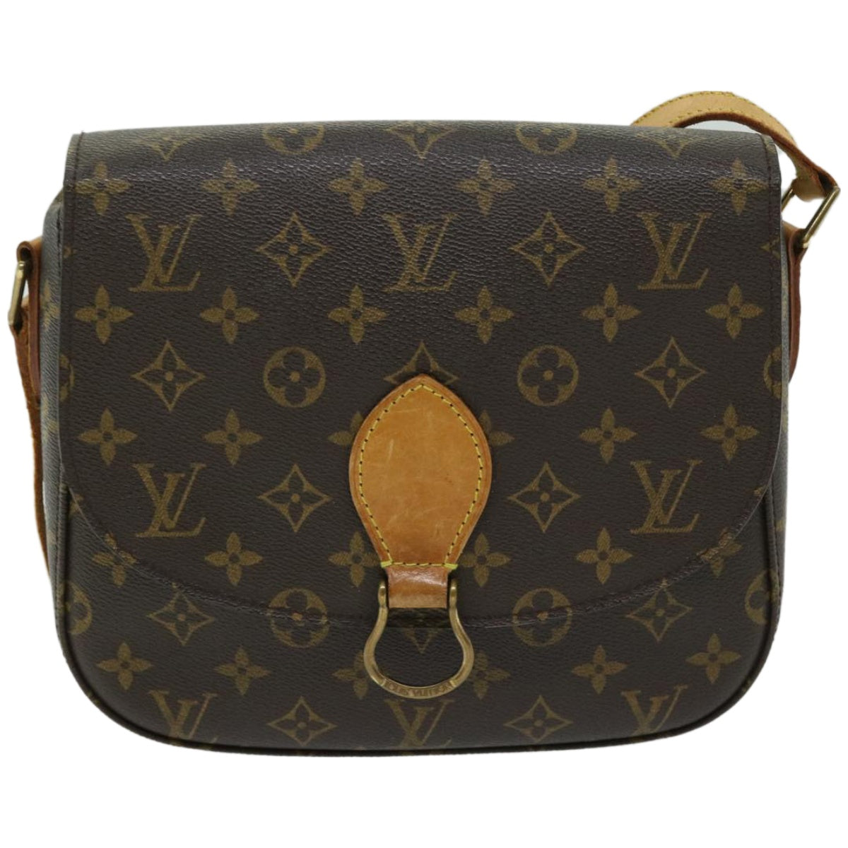 LOUIS VUITTON Monogram Saint Cloud GM Shoulder Bag M51242 LV Auth ep3507