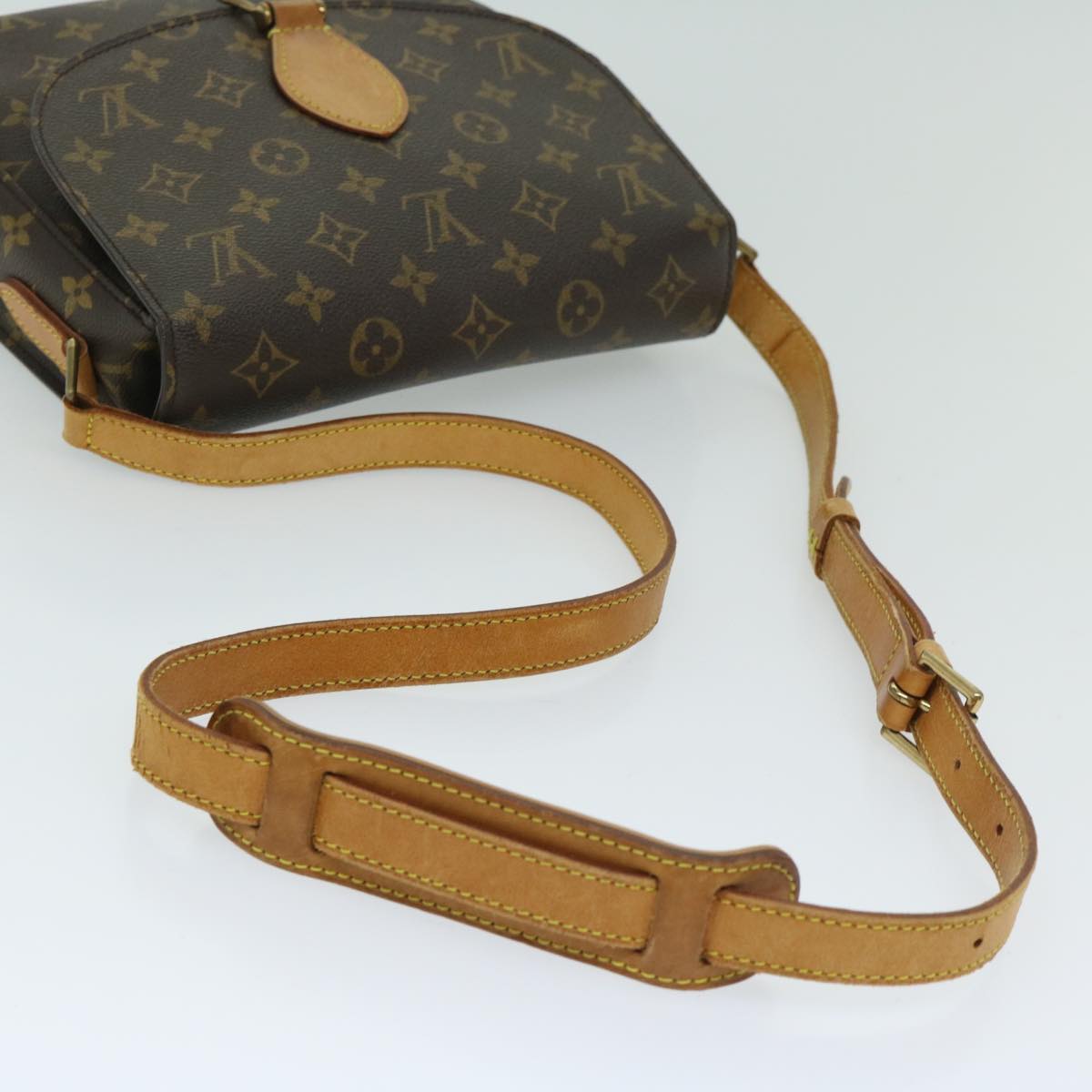 LOUIS VUITTON Monogram Saint Cloud GM Shoulder Bag M51242 LV Auth ep3507