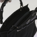 GUCCI Bamboo Hand Bag Canvas Black 002 1016 Auth ep3520-6