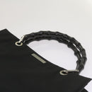 GUCCI Bamboo Hand Bag Canvas Black 002 1016 Auth ep3520-8
