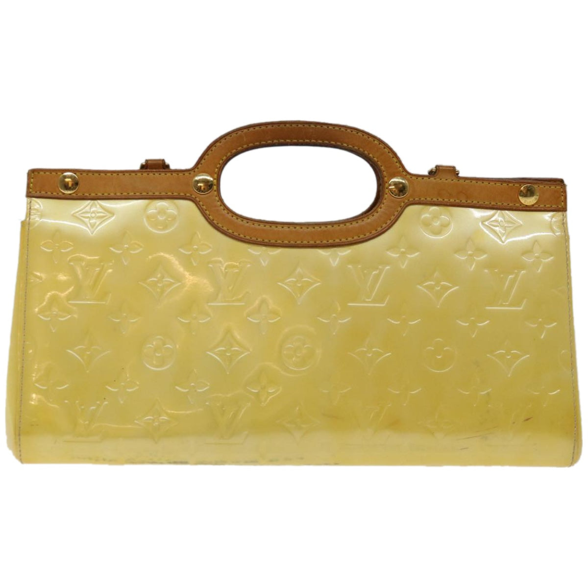 LOUIS VUITTON Monogram Vernis Roxbury Drive Hand Bag Perle M91374 LV Auth ep3547 - 0