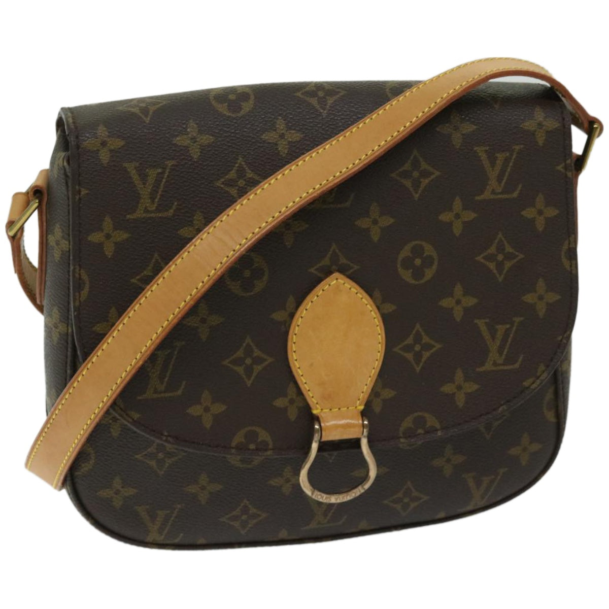 LOUIS VUITTON Monogram Saint Cloud GM Shoulder Bag M51242 LV Auth ep3559