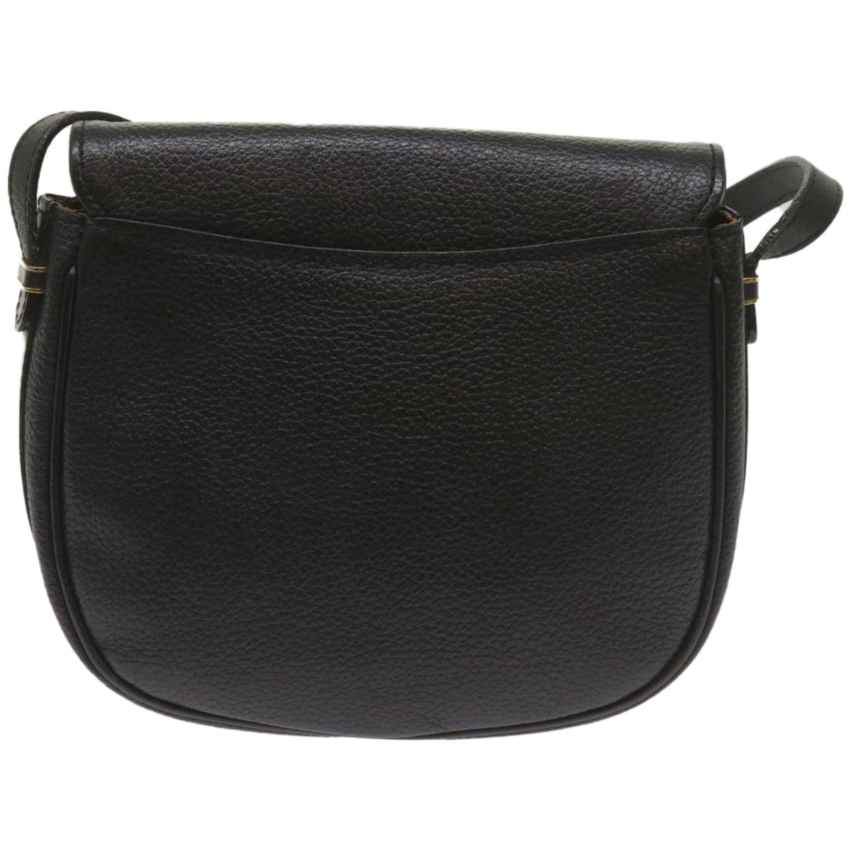 Burberrys Shoulder Bag Leather Black Auth ep3585 - 0