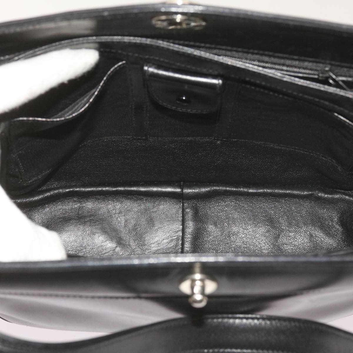 GUCCI Shoulder Bag Leather Black 406 001 2007 Auth ep3601