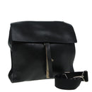 PRADA Shoulder Bag Leather Black Auth ep3608-1