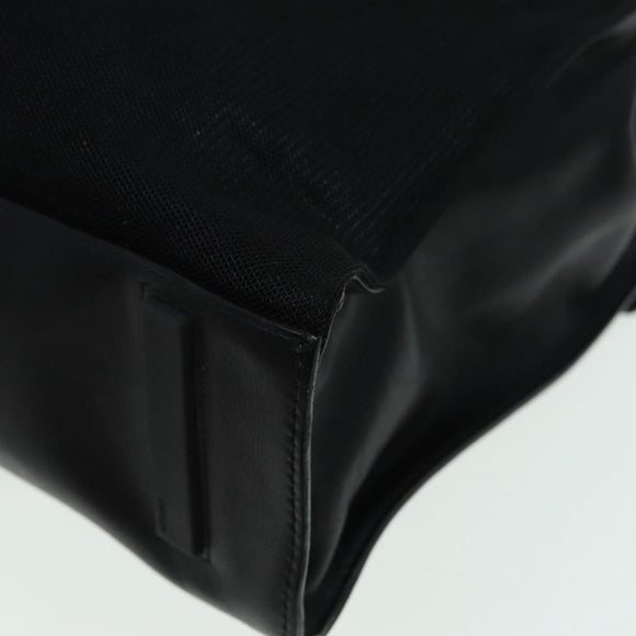 PRADA Shoulder Bag Leather Black Auth ep3608