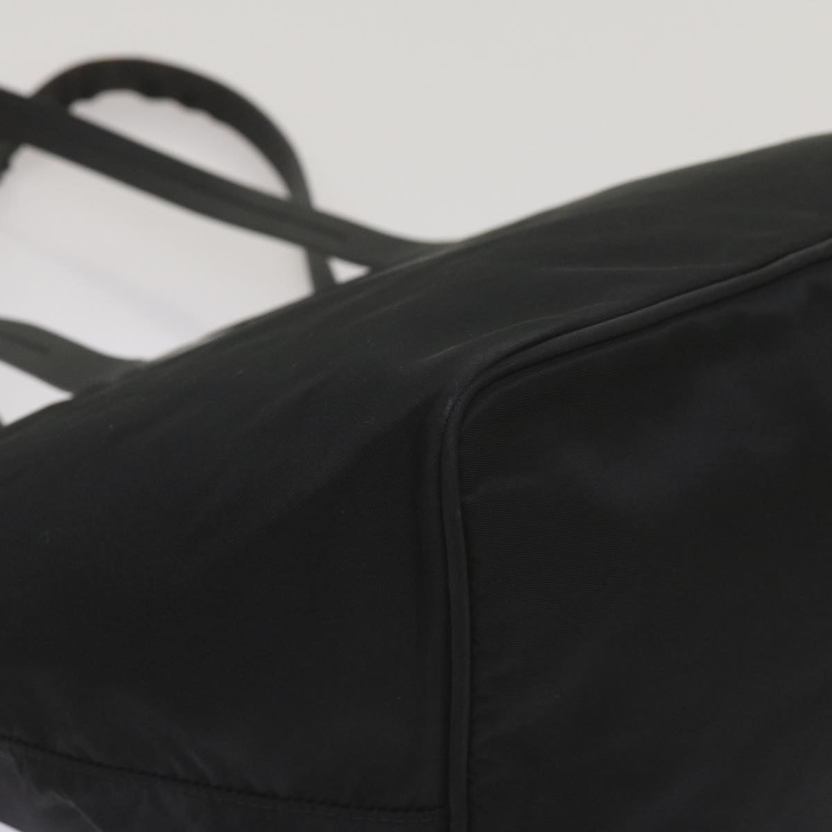 PRADA Tote Bag Nylon Black Auth ep3609