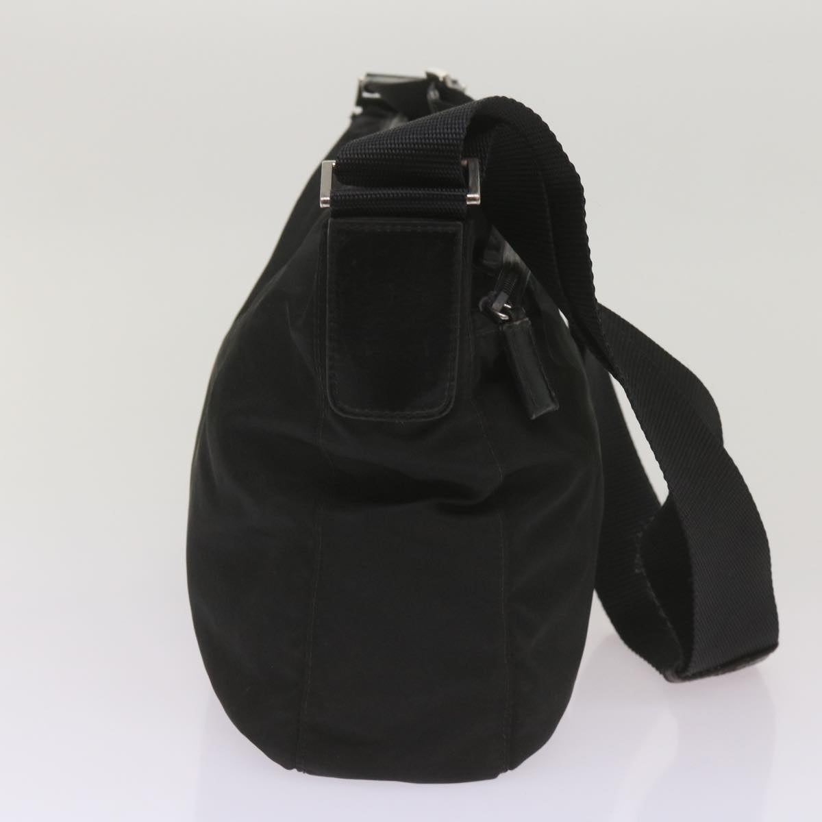 PRADA Shoulder Bag Nylon Black Auth ep3611