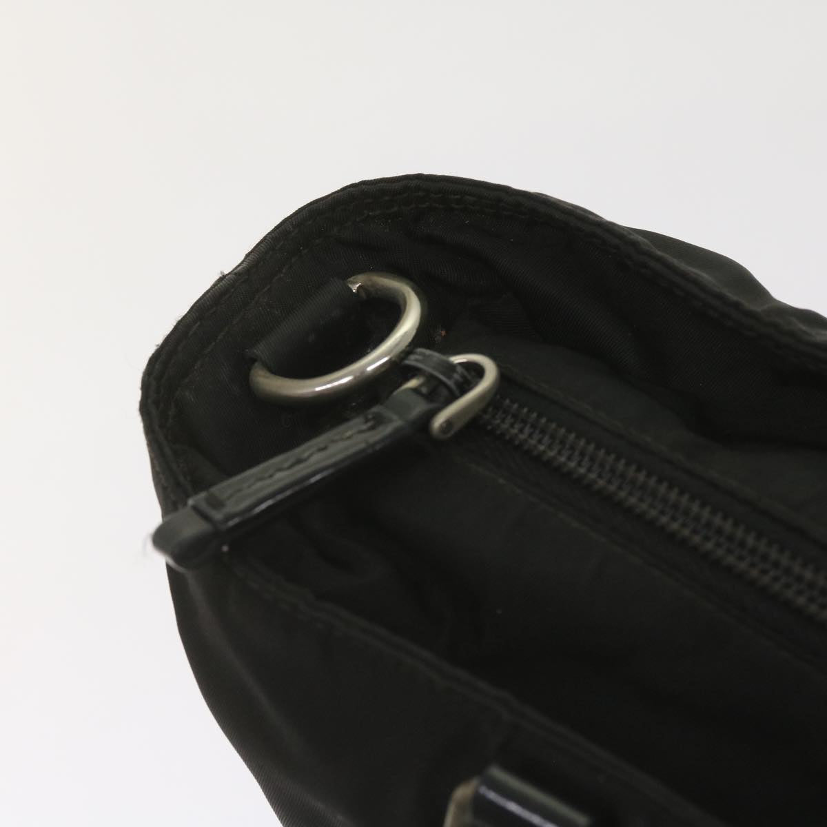 PRADA Hand Bag Nylon 2way Black Auth ep3618