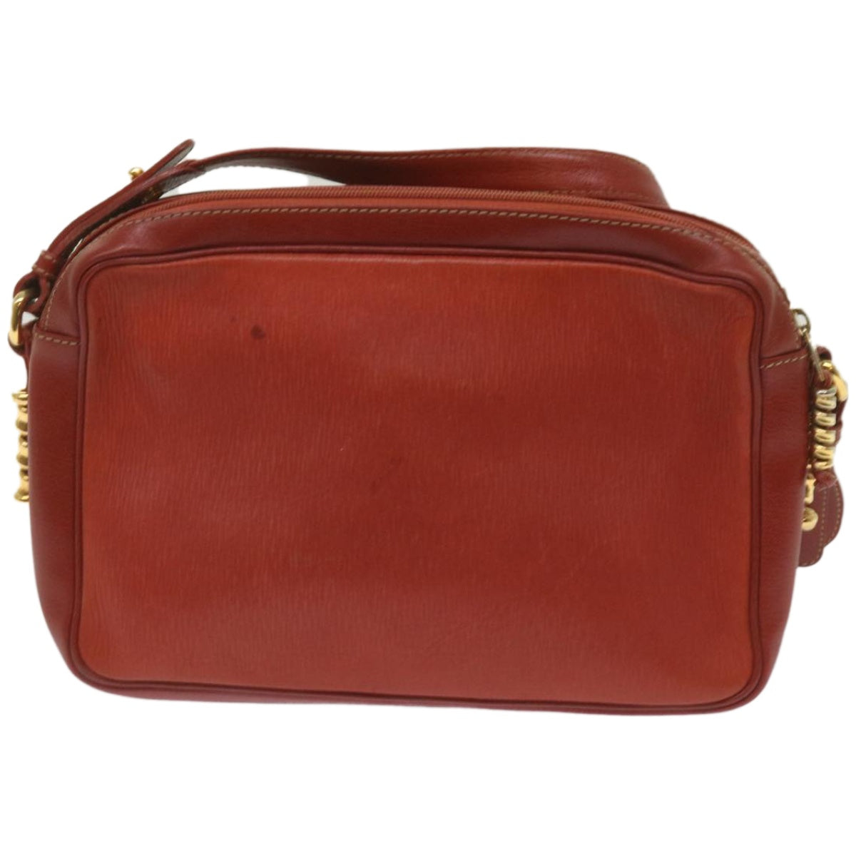 LOEWE Shoulder Bag Leather Red Auth ep3619 - 0