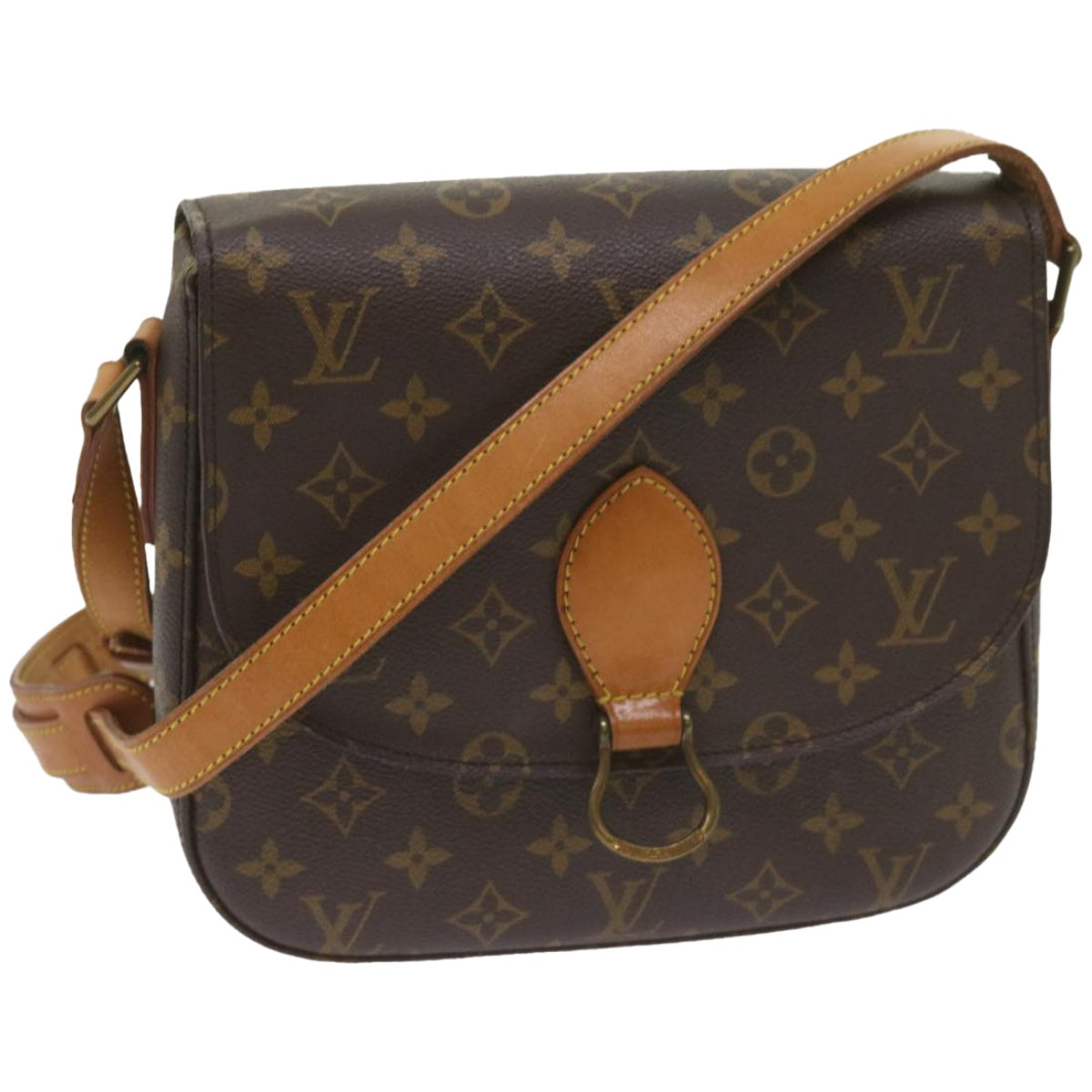 LOUIS VUITTON Monogram Saint Cloud GM Shoulder Bag M51242 LV Auth ep3631