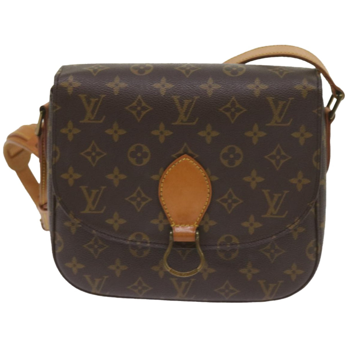 LOUIS VUITTON Monogram Saint Cloud GM Shoulder Bag M51242 LV Auth ep3631