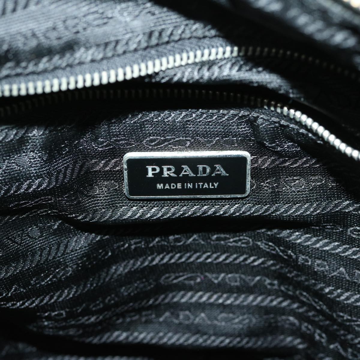 PRADA Shoulder Bag Nylon Black Auth ep3634