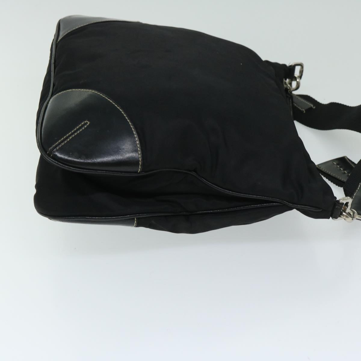 PRADA Shoulder Bag Nylon Black Auth ep3634