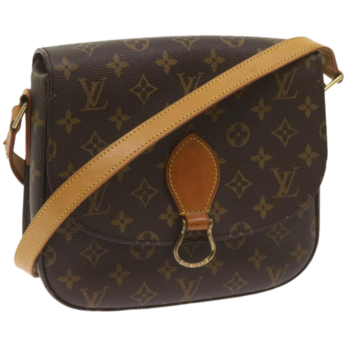 LOUIS VUITTON Monogram Saint Cloud GM Shoulder Bag M51242 LV Auth ep3635