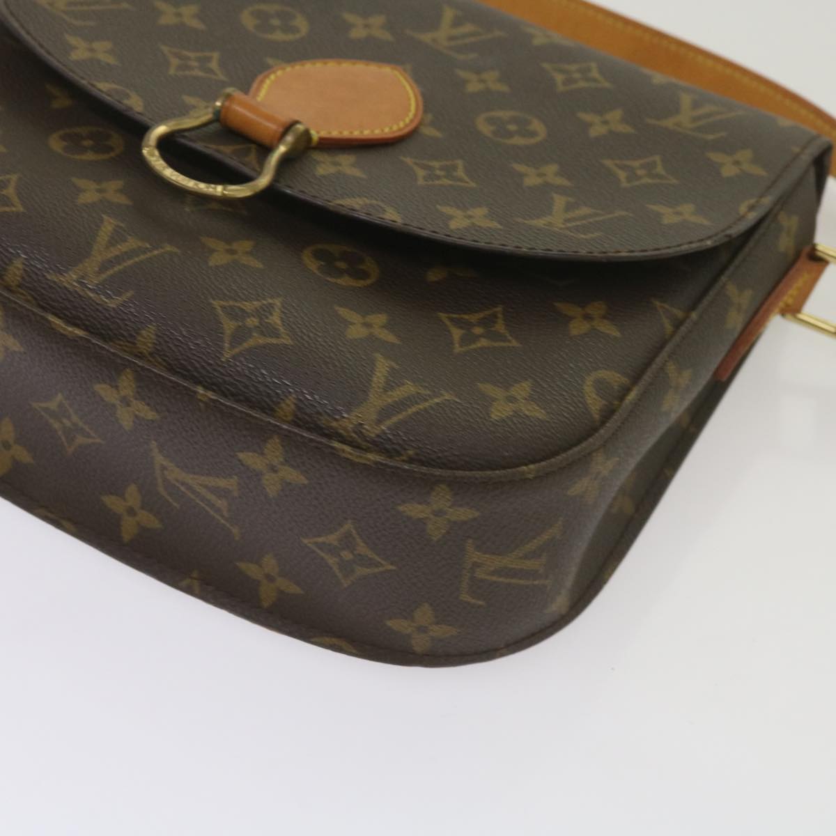 LOUIS VUITTON Monogram Saint Cloud GM Shoulder Bag M51242 LV Auth ep3635