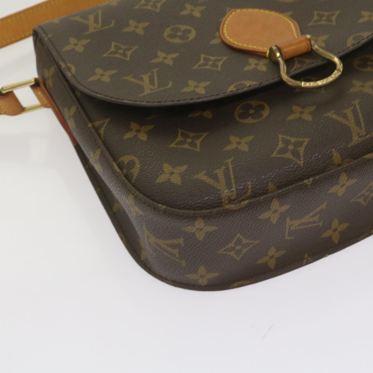 LOUIS VUITTON Monogram Saint Cloud GM Shoulder Bag M51242 LV Auth ep3635