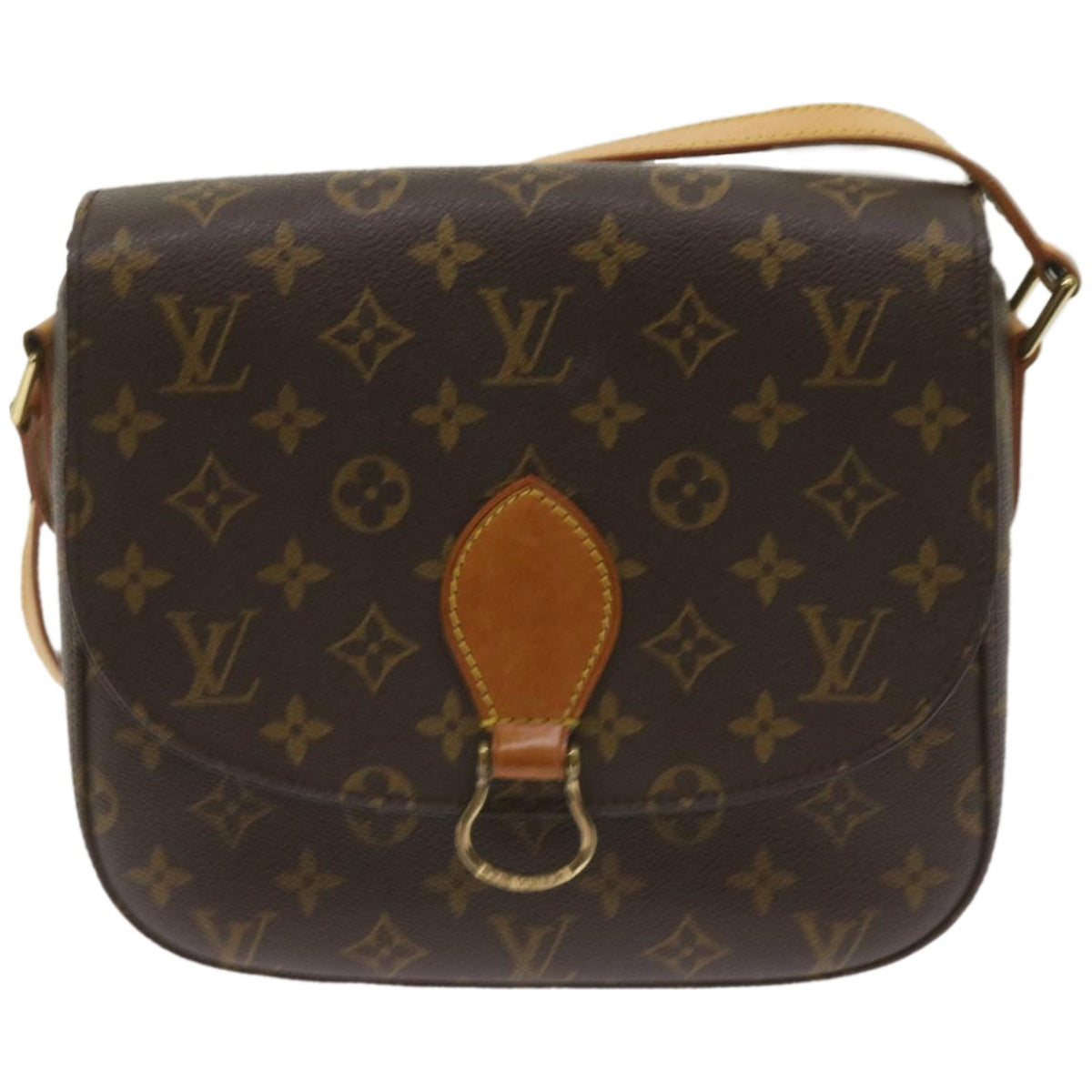 LOUIS VUITTON Monogram Saint Cloud GM Shoulder Bag M51242 LV Auth ep3635