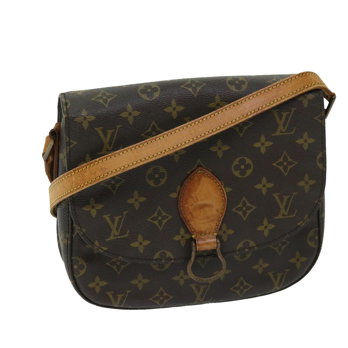 LOUIS VUITTON Monogram Saint Cloud GM Shoulder Bag M51242 LV Auth ep3636