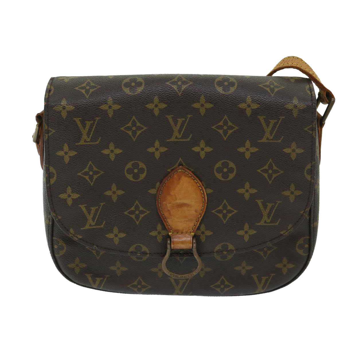 LOUIS VUITTON Monogram Saint Cloud GM Shoulder Bag M51242 LV Auth ep3636