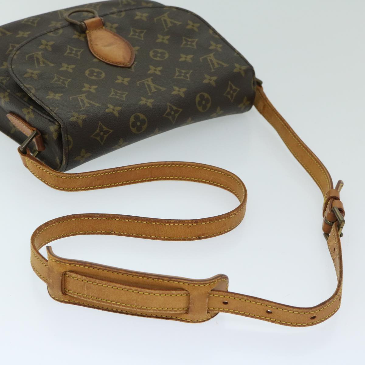 LOUIS VUITTON Monogram Saint Cloud GM Shoulder Bag M51242 LV Auth ep3636