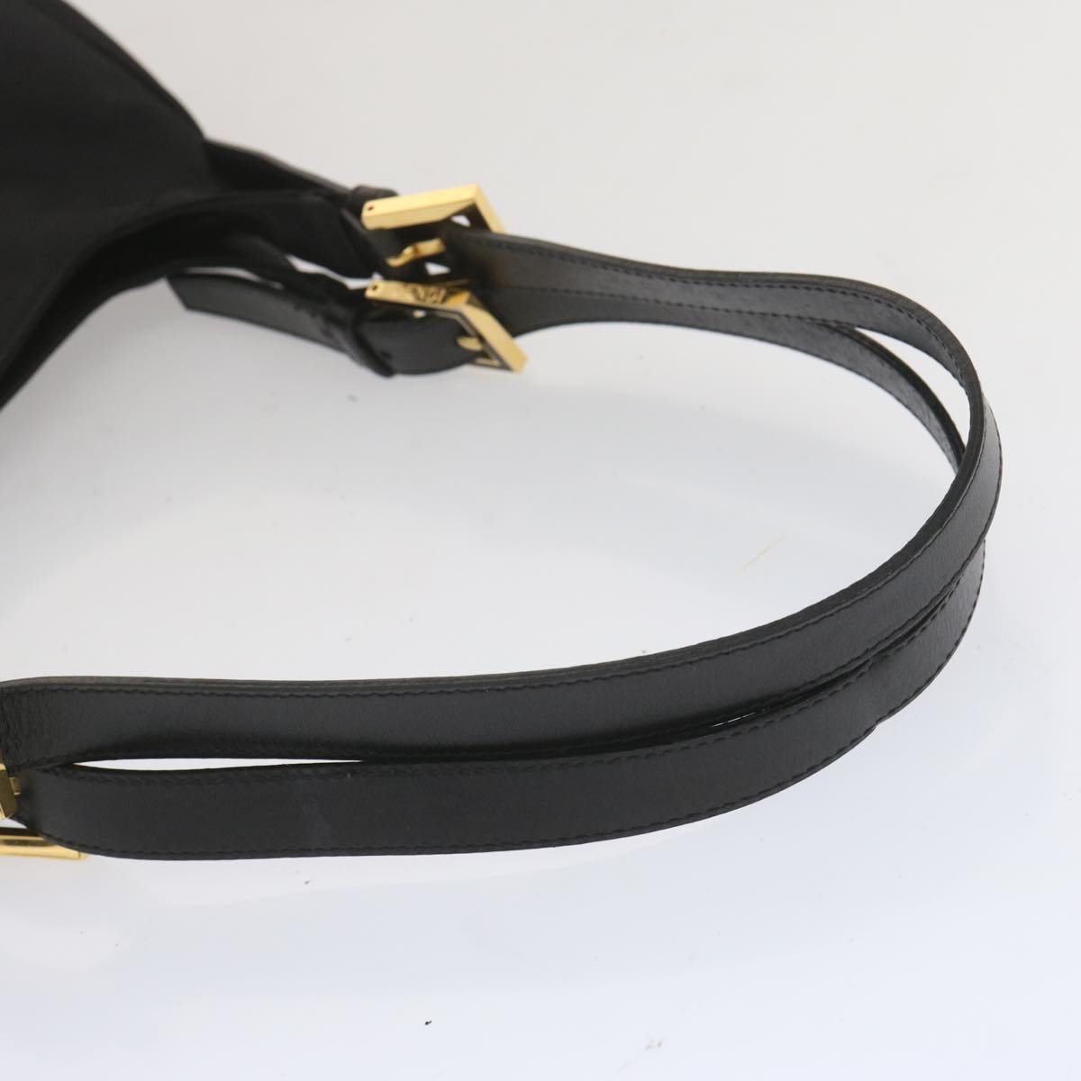 FENDI Shoulder Bag Nylon Black Auth ep3642