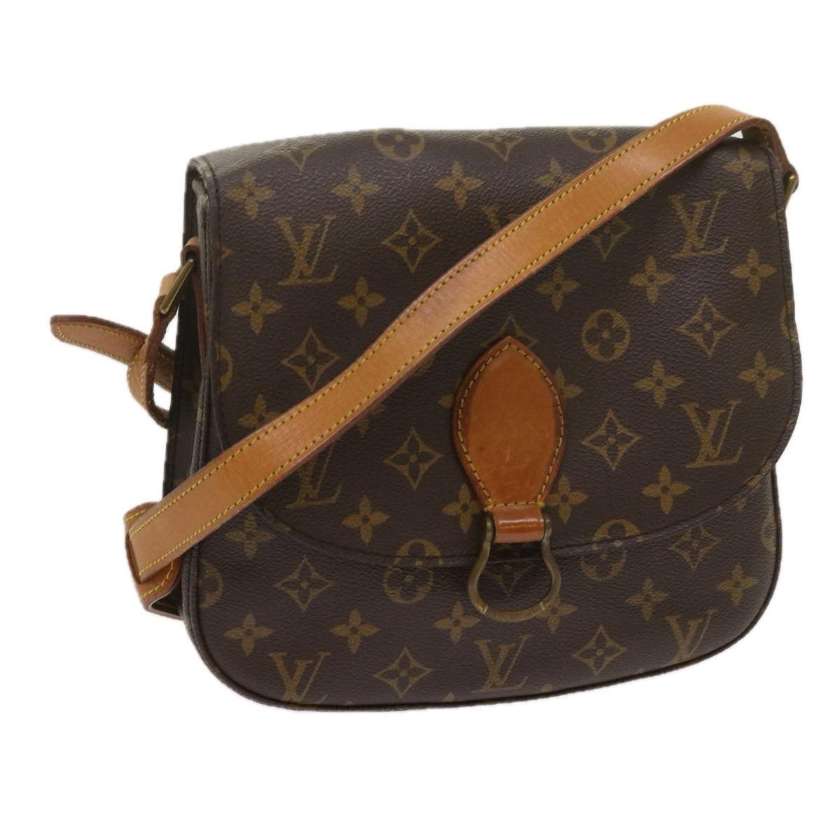 LOUIS VUITTON Monogram Saint Cloud GM Shoulder Bag M51242 LV Auth ep3648