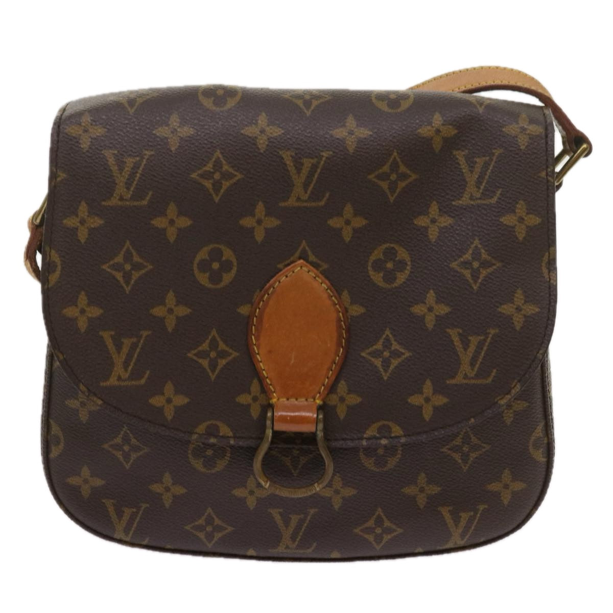 LOUIS VUITTON Monogram Saint Cloud GM Shoulder Bag M51242 LV Auth ep3648