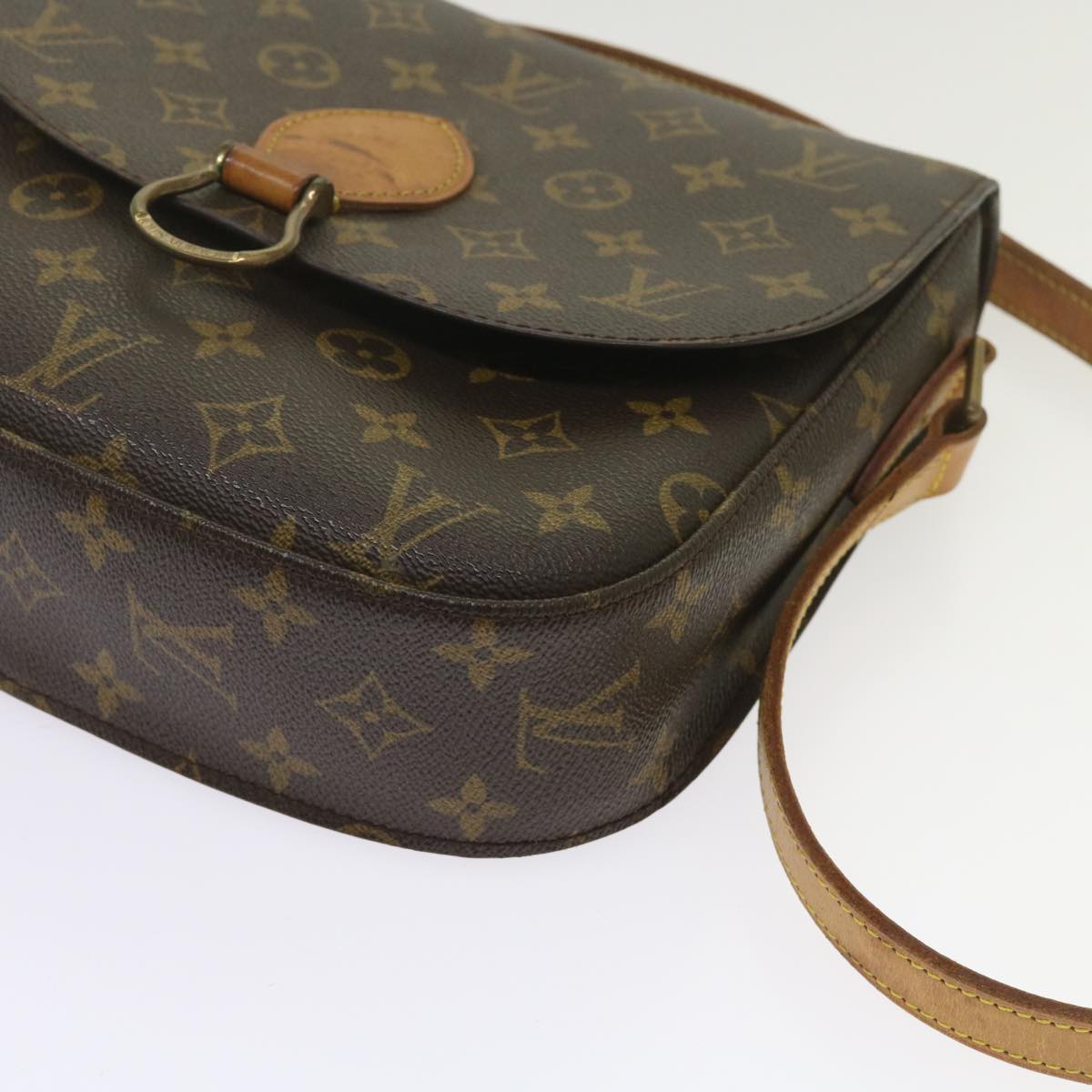 LOUIS VUITTON Monogram Saint Cloud GM Shoulder Bag M51242 LV Auth ep3649