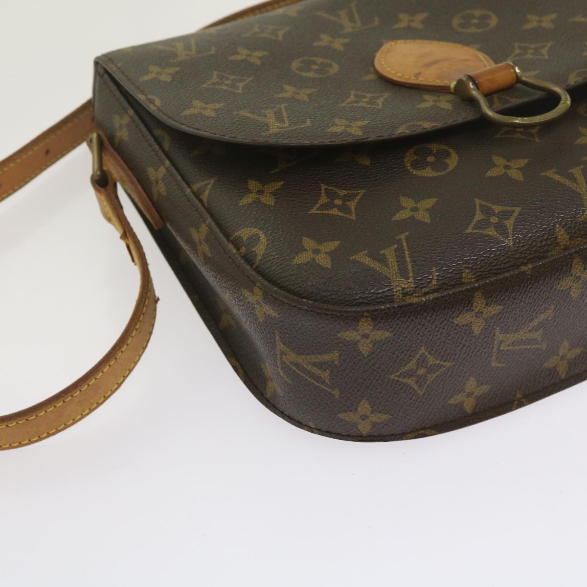 LOUIS VUITTON Monogram Saint Cloud GM Shoulder Bag M51242 LV Auth ep3649