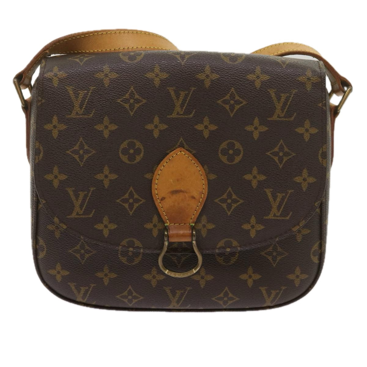 LOUIS VUITTON Monogram Saint Cloud GM Shoulder Bag M51242 LV Auth ep3649 - 0