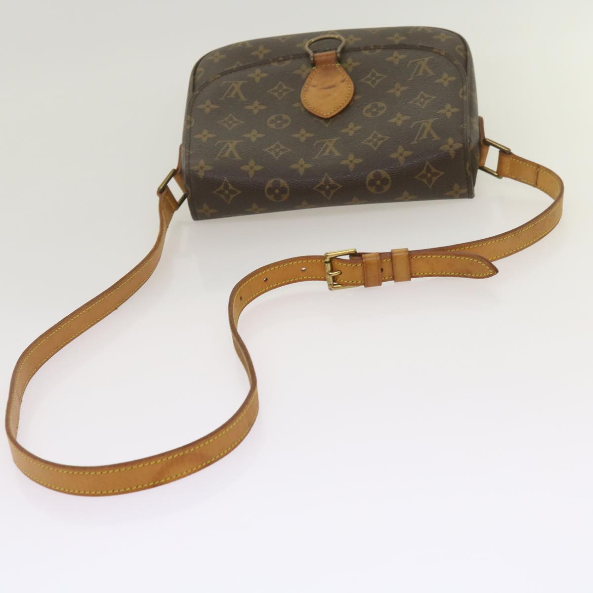 LOUIS VUITTON Monogram Saint Cloud GM Shoulder Bag M51242 LV Auth ep3649