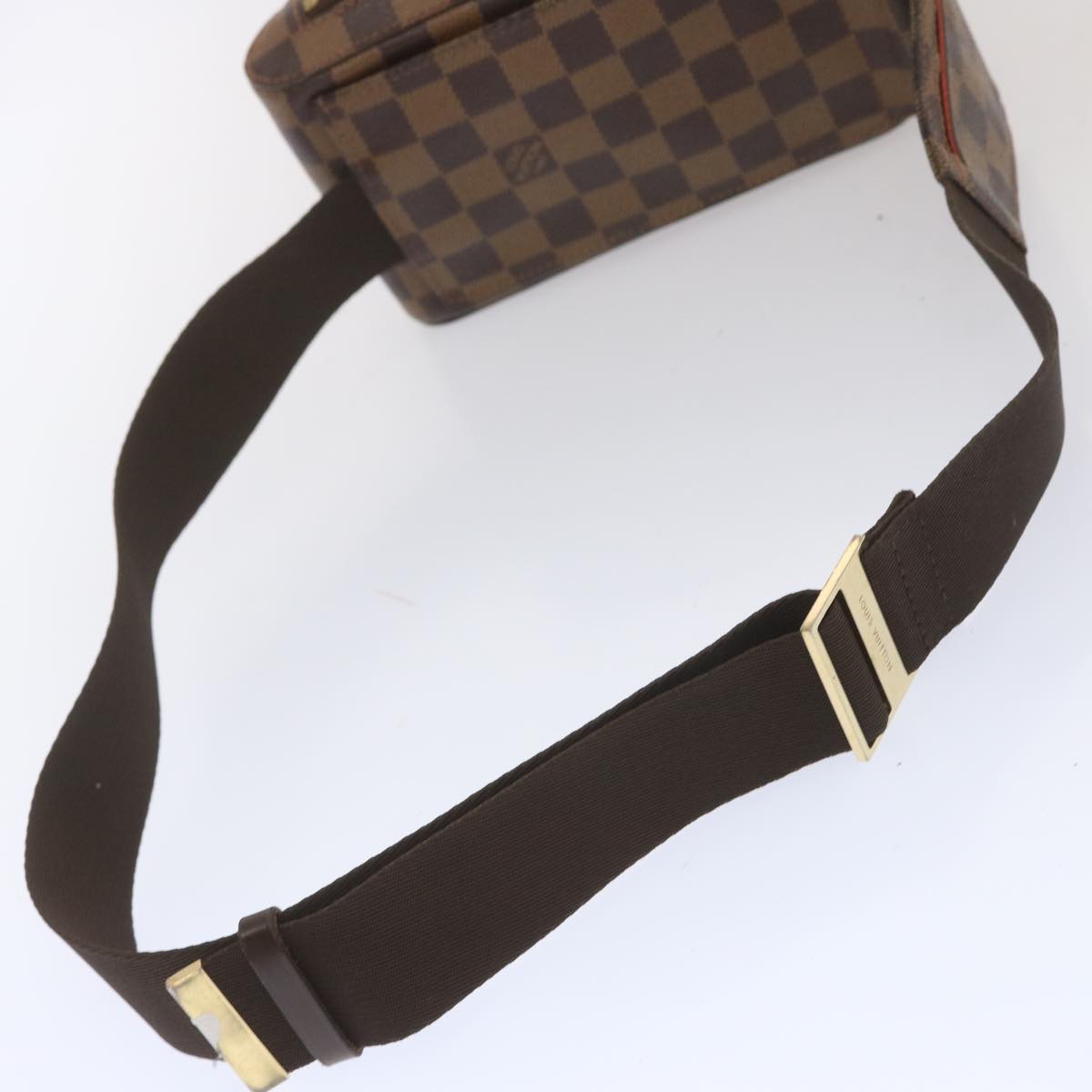 LOUIS VUITTON Damier Ebene Geronimos Shoulder Bag N51994 LV Auth ep3650