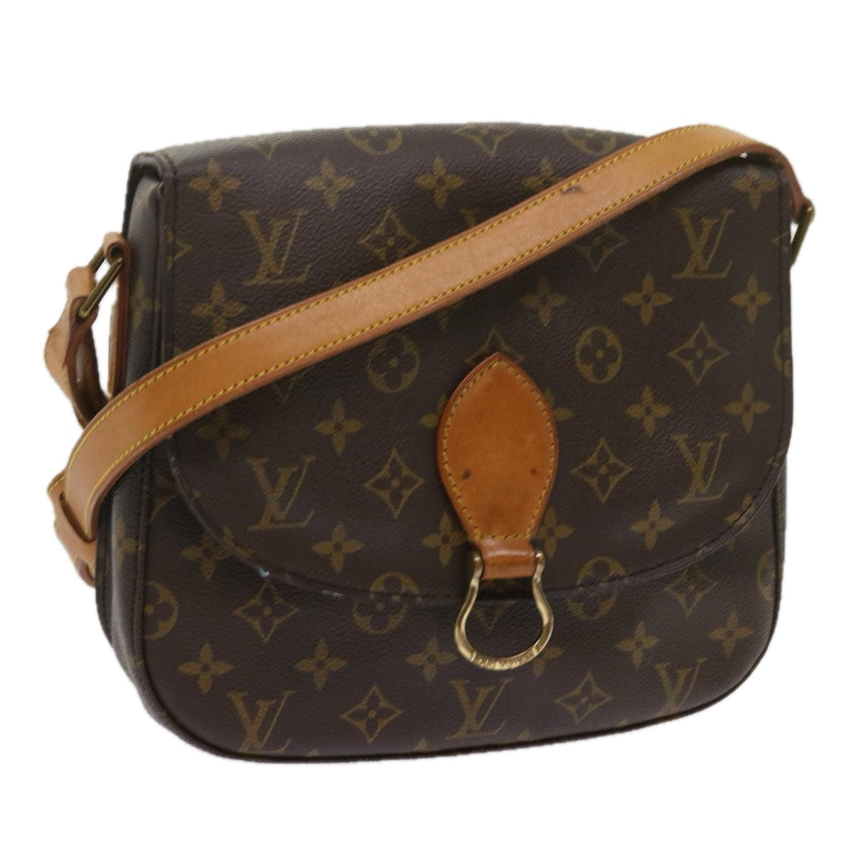 LOUIS VUITTON Monogram Saint Cloud GM Shoulder Bag M51242 LV Auth ep3674