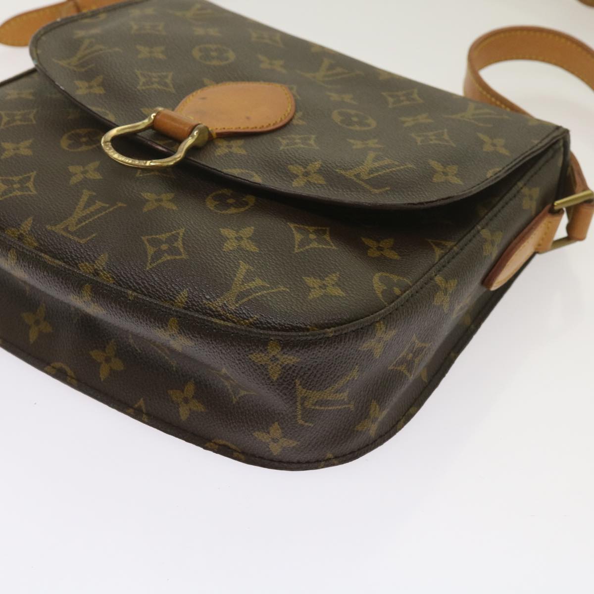 LOUIS VUITTON Monogram Saint Cloud GM Shoulder Bag M51242 LV Auth ep3674