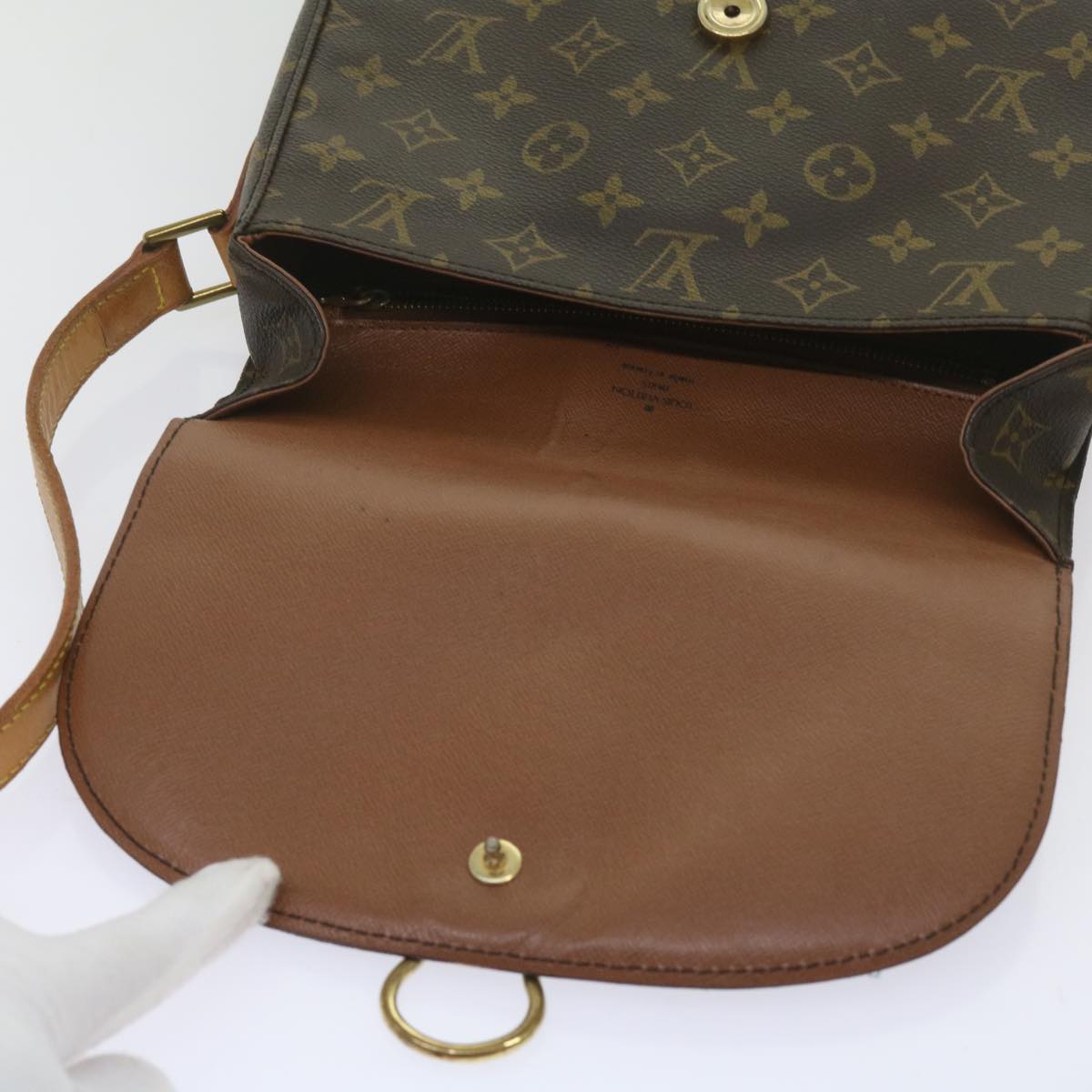 LOUIS VUITTON Monogram Saint Cloud GM Shoulder Bag M51242 LV Auth ep3674