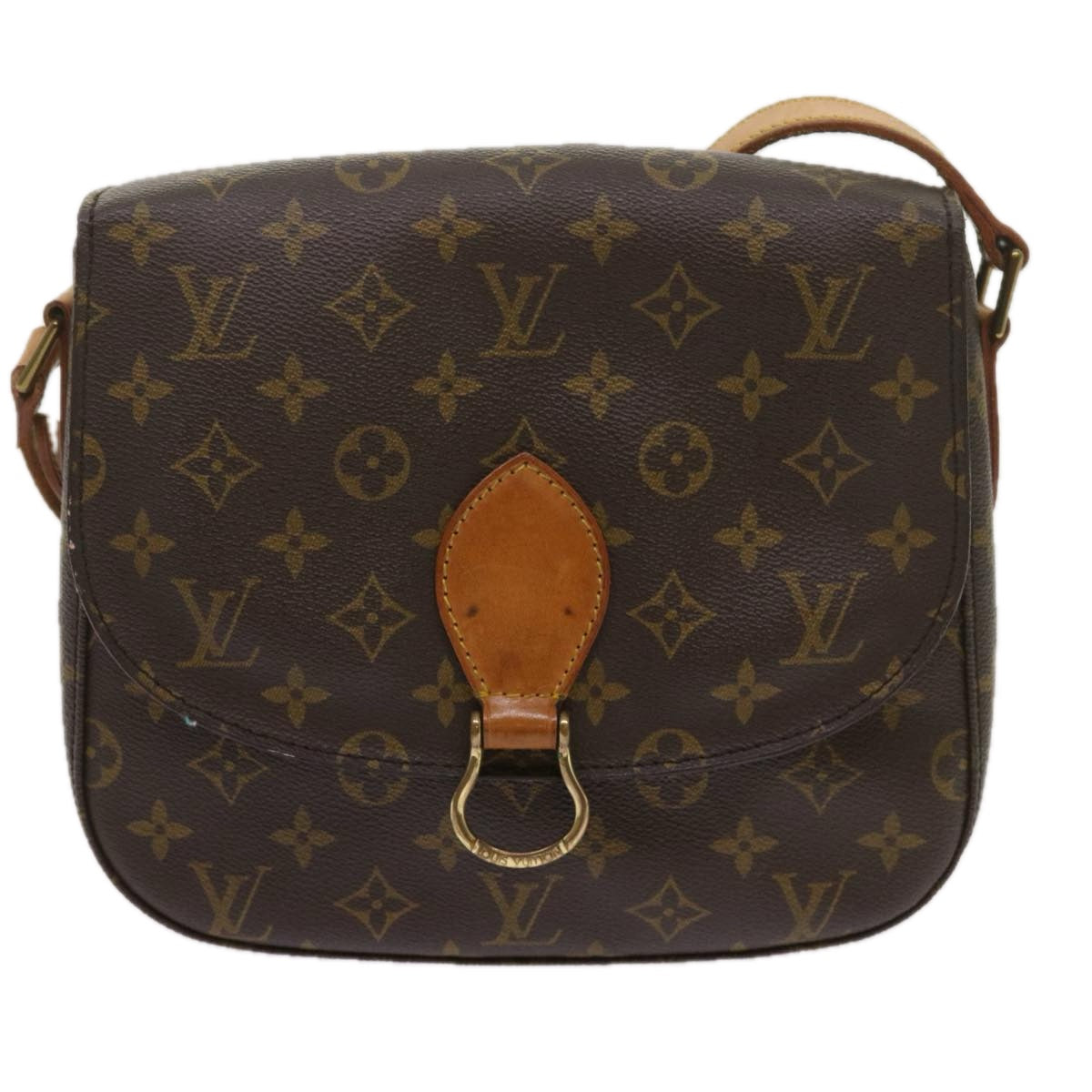 LOUIS VUITTON Monogram Saint Cloud GM Shoulder Bag M51242 LV Auth ep3674