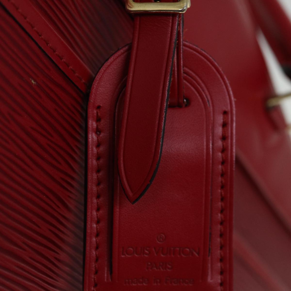 LOUIS VUITTON Epi Riviera Hand Bag Red M48187 LV Auth ep3679