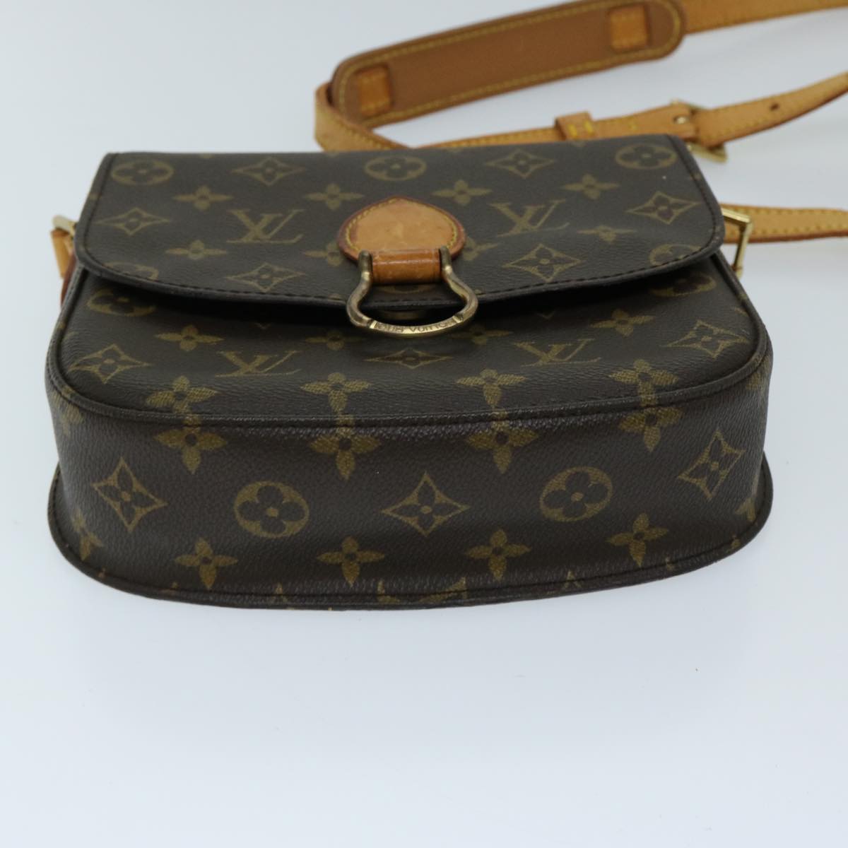 LOUIS VUITTON Monogram Saint Cloud MM Shoulder Bag M51243 LV Auth ep3705