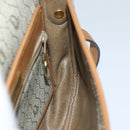 Christian Dior Honeycomb Canvas Shoulder Bag PVC Leather Beige Auth ep3713-19