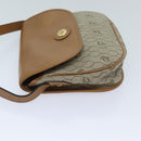 Christian Dior Honeycomb Canvas Shoulder Bag PVC Leather Beige Auth ep3713-3