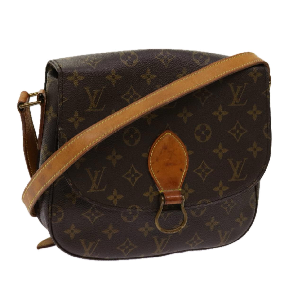 LOUIS VUITTON Monogram Saint Cloud GM Shoulder Bag M51242 LV Auth ep3729